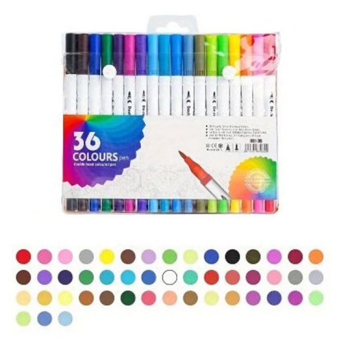 Набори різнокольорових маркерів фломастерів, Спиртові маркери sketchmarker, Якісні спиртові маркери WO-50