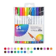 Двосторонні художні маркери для малювання, Набір професійних двосторонніх маркерів UC-69