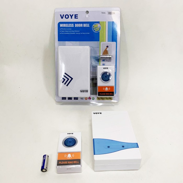 Дзвінок бездротової Mz Voye Battery Дистанційний дзвінок на двері