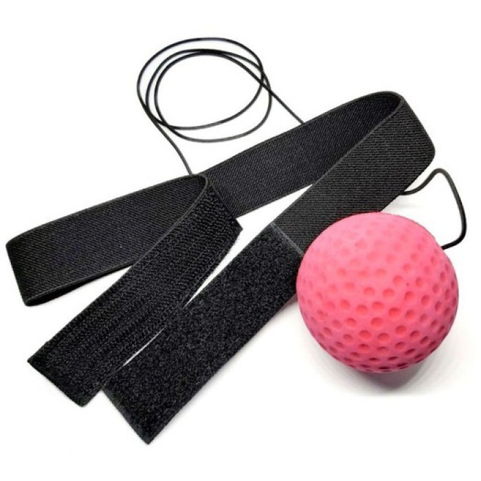 Файтбол на голову тренажер м'яч для боксу на реакцію для відпрацювання удару пов'язка м'ячик боксерський еспандер JK-61