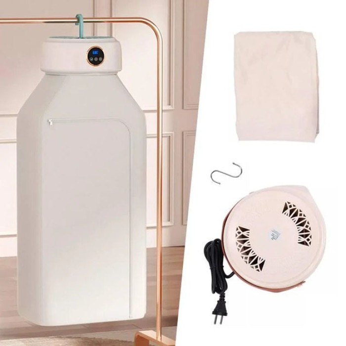 Сушарка електрична, для одягу, підвісна, складана, з пультом, таймером та чохлом EH-82