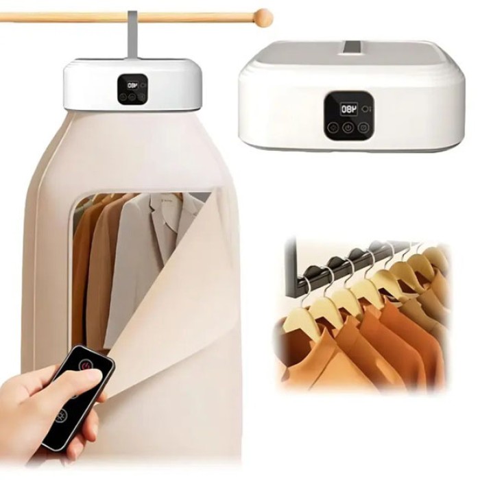 Сушарка електрична, для одягу, підвісна, складана, з пультом, таймером та чохлом IV-71