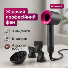 Зручний фен для домашнього використання, Фен для легкої укладки волосся Потужний універсальний ZO-52