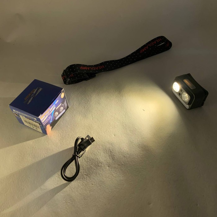 Головний ліхтарик 2069-XPG+XPG+5SMD Motion sensor, Налобний ліхтар для точних робіт UJ-60