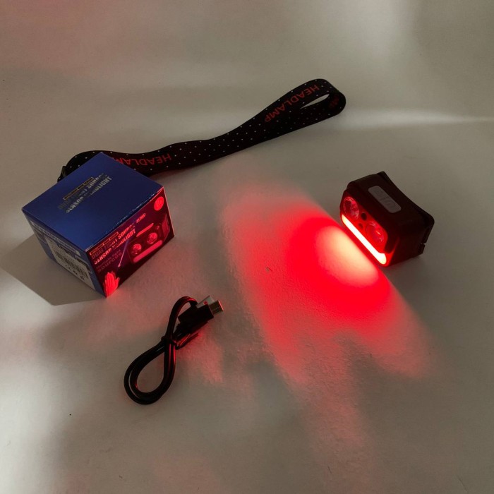 Головний ліхтарик 2069-XPG+XPG+5SMD Motion sensor, Налобний ліхтар для точних робіт UJ-60