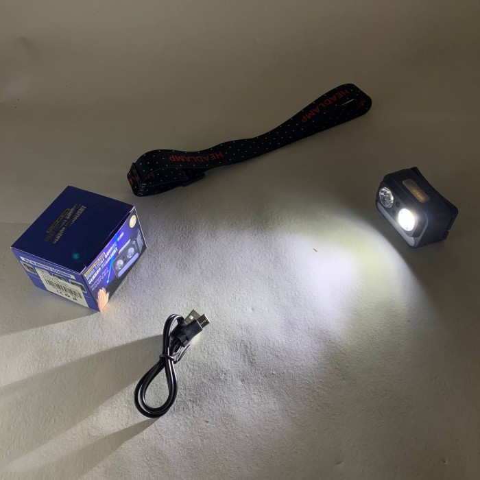 Головний ліхтарик 2069-XPG+XPG+5SMD Motion sensor, Налобний ліхтар для точних робіт UJ-60