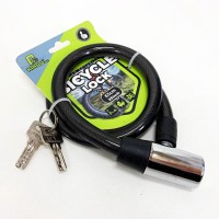 Замок для велосипеда для подорожей 185, , Тросик замок для велосипеда Потужний OQ-69