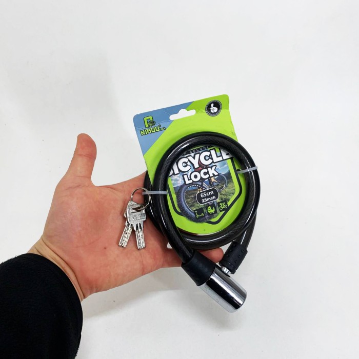 Тросик замок для велосипеда, Замок для велотранспорту Велосипедний простий SE-85