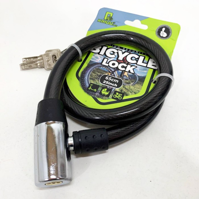 Тросик замок для велосипеда, Замок для велотранспорту Велосипедний простий SE-85