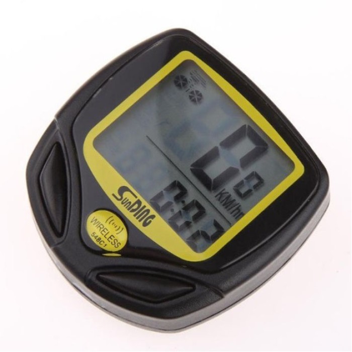 Електронний спідометр для велосипеда SunDing SD-548C, Велокомп'ютер з функцією дистанції SG-30