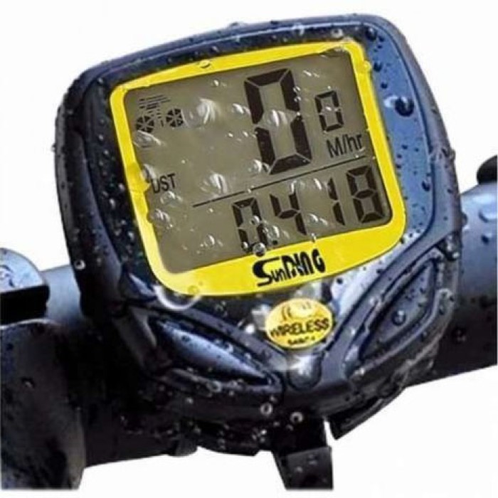 Електронний спідометр для велосипеда SunDing SD-548C, Велокомп'ютер з функцією дистанції SG-30