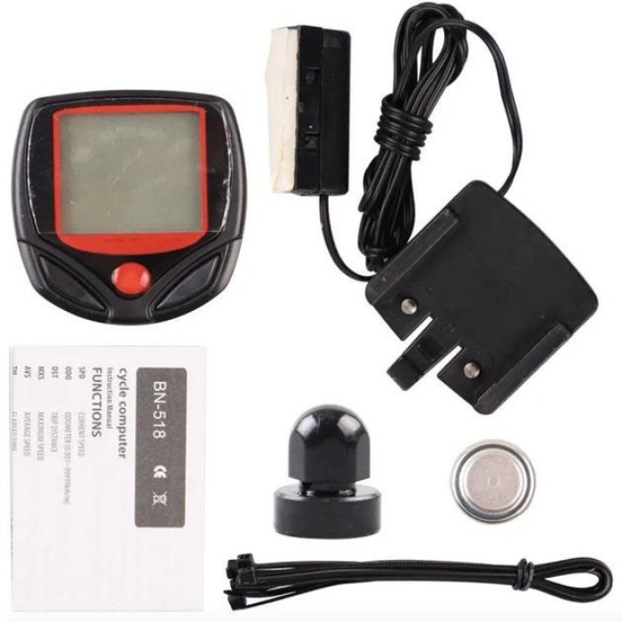 Хороший спідометр на велосипед SunDING SD-548B, Спідометр комп'ютер для велосипеда VX-68