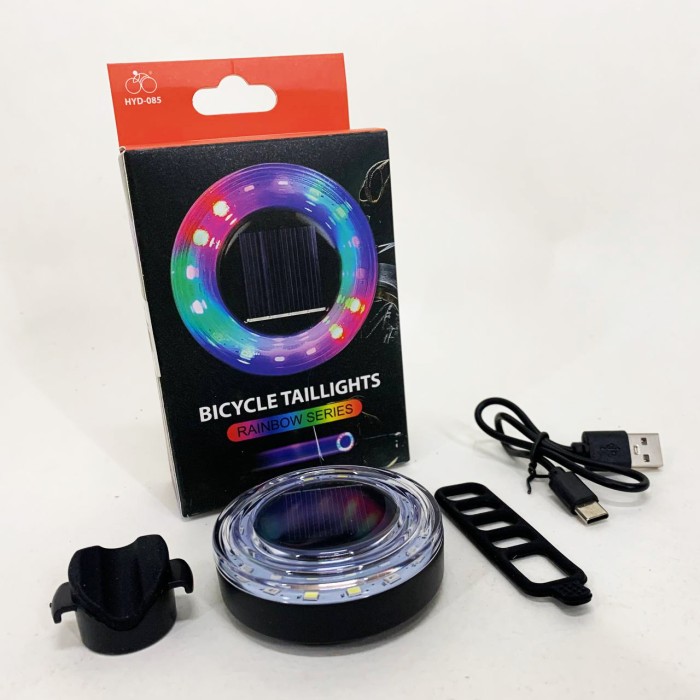 Стоп на велосипед LED USB HYD-085, Маячок задній велосипедний, Велофара із заднім стоп-сигналом YP-26