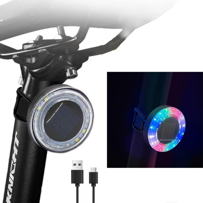 Стоп на велосипед LED USB HYD-085, Маячок задній велосипедний, Велофара із заднім стоп-сигналом YP-26