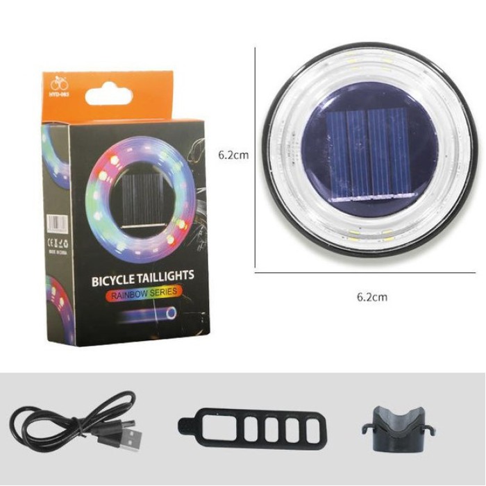 Стоп на велосипед LED USB HYD-085, Маячок задній велосипедний, Велофара із заднім стоп-сигналом YP-26