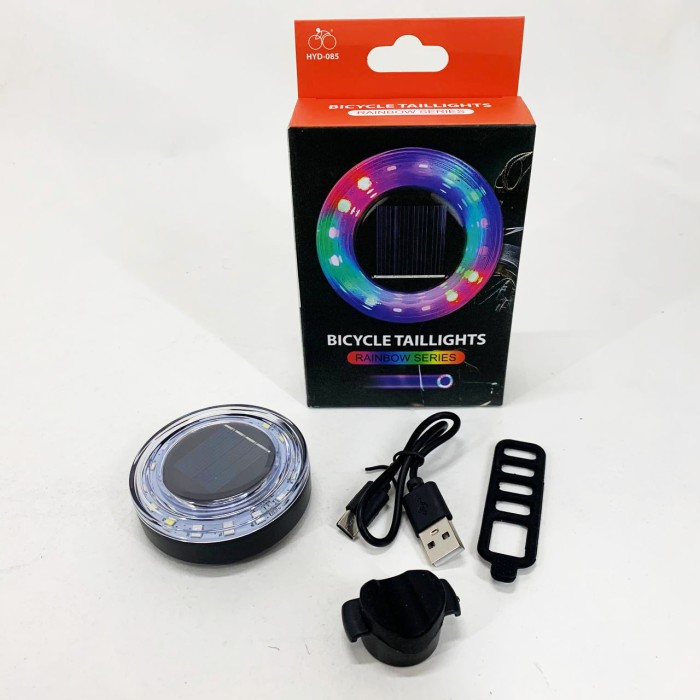 Стоп на велосипед LED USB HYD-085, Маячок задній велосипедний, Велофара із заднім стоп-сигналом YP-26