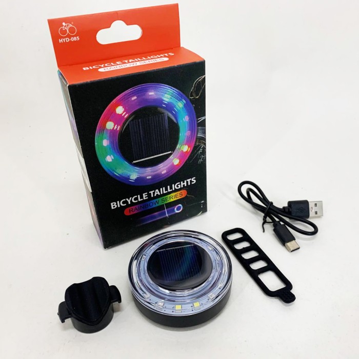 Стоп на велосипед LED USB HYD-085, Маячок задній велосипедний, Велофара із заднім стоп-сигналом YP-26