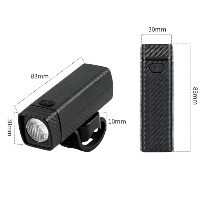 Ліхтар з акумулятором для велосипедистів CYGM-256-LED, Передній ліхтар для велосипеда на батарейках EH-93