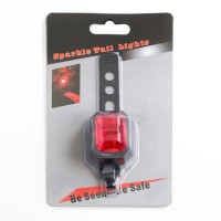 Маячок задній велосипедний AQ-009-3LED, Стоп-сигнал в зборі велосипедний, Стоп-повороти на велосипед JB-44