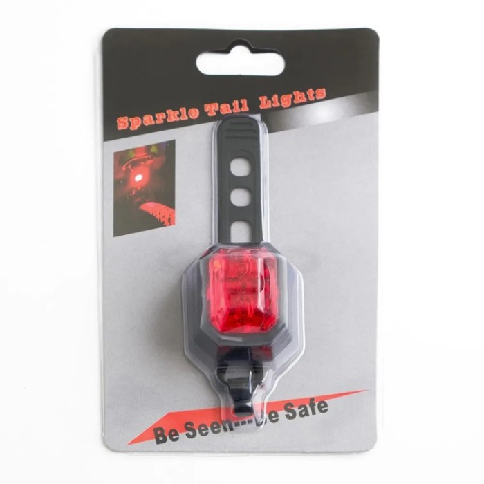 Маячок задній велосипедний AQ-009-3LED, Стоп-сигнал в зборі велосипедний, Стоп-повороти на велосипед JB-44