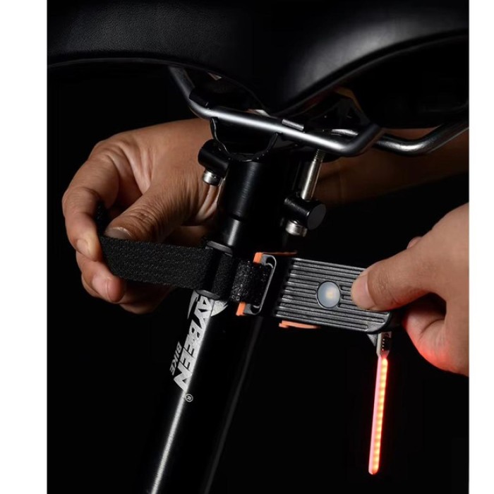 Велоліхтар з функцією стоп-сигналу 8821-LED, Стоп-сигнал-поворот велосипедний в зборі CK-97