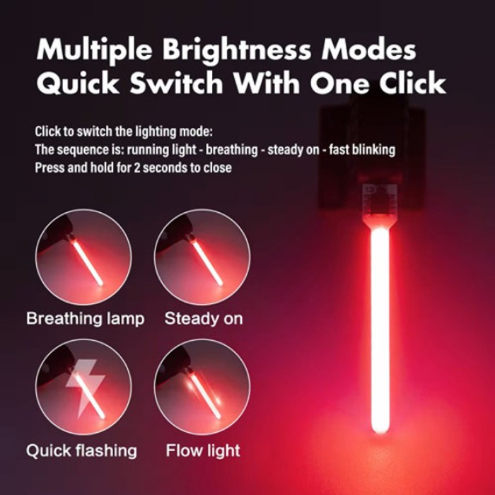 Велосипедний габаритний ліхтар, Задній ліхтар для дитячого велосипеда, Відбивач світла на велосипед RA-60