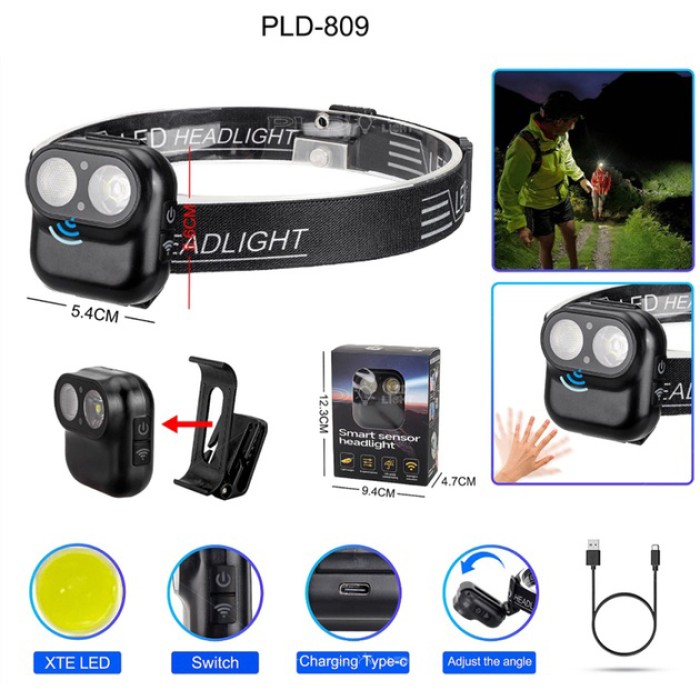 Легкий ліхтарик на голову, Ліхтарик налобний світлодіодний надпотужний, Налобний ліхтар NG-53