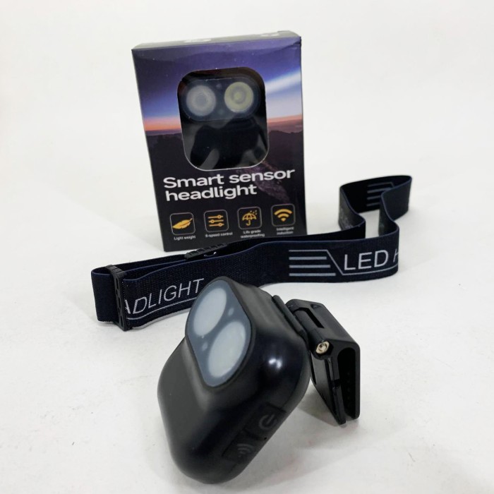 Ліхтар налобний W809-2XTE Motion Sensor