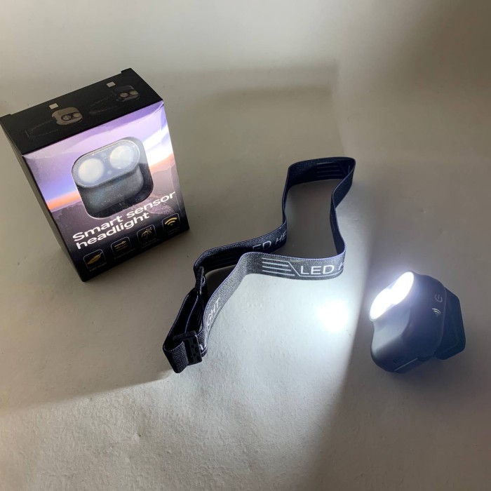 Ліхтар налобний W809-2XTE Motion Sensor