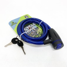 Велосипедний велозамок 187, , Протиугінний велосипедний трос Протиугінний кодовий замок SR-77