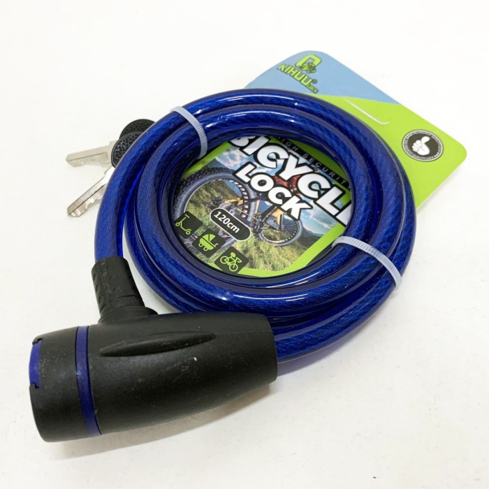 Велосипедний велозамок 187, , Протиугінний велосипедний трос Протиугінний кодовий замок SR-77