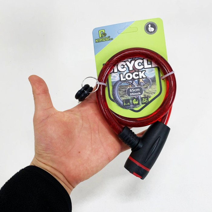 Велозамок для велосипеда 187, 15*65, Замок для велотранспорту, Протиугінний велосипедний кодовий замок OG-98