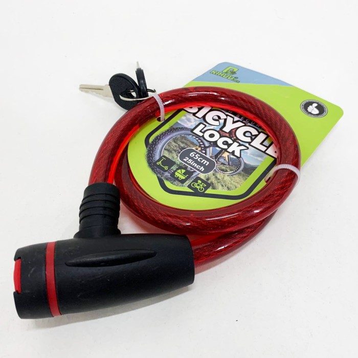 Велозамок для велосипеда 187, 15*65, Замок для велотранспорту, Протиугінний велосипедний кодовий замок OG-98