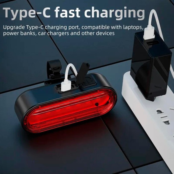 Задня велосипедна фара мигалка, Задній ліхтар для шосейного велосипеда, Задній велоліхтар AM-96