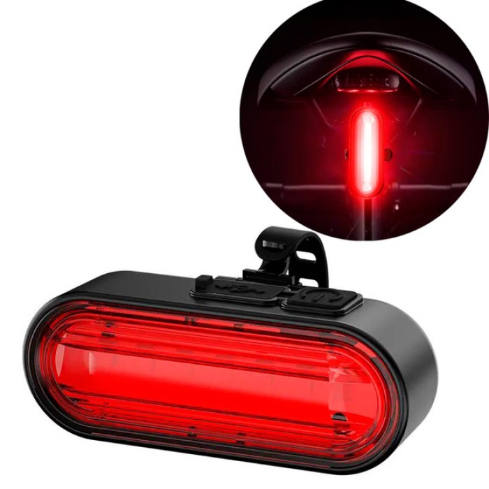 Задній стоп сигнал для велосипеда, Ліхтар для велосипеда з відбивачем, Велофара із заднім стоп-сигналом UE-99