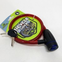 Велосипедний замок посилений 187, 10*80, Міцний замок для велосипеда Тросик для велосипеда FU-39