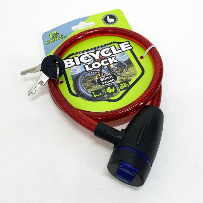 Велосипедний замок посилений 187, 10*80, Міцний замок для велосипеда Тросик для велосипеда FU-39