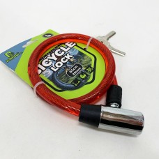 Велозамок ланцюг 185, , Протиугінний замок для велосипеда, Замок велосипедний тросовий SH-99