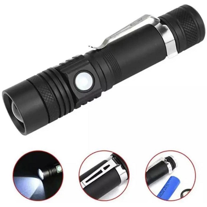 Пилозахищений ліхтар, Професійний тактичний ліхтарик, Потужний ручний ліхтар повербанк HW-77