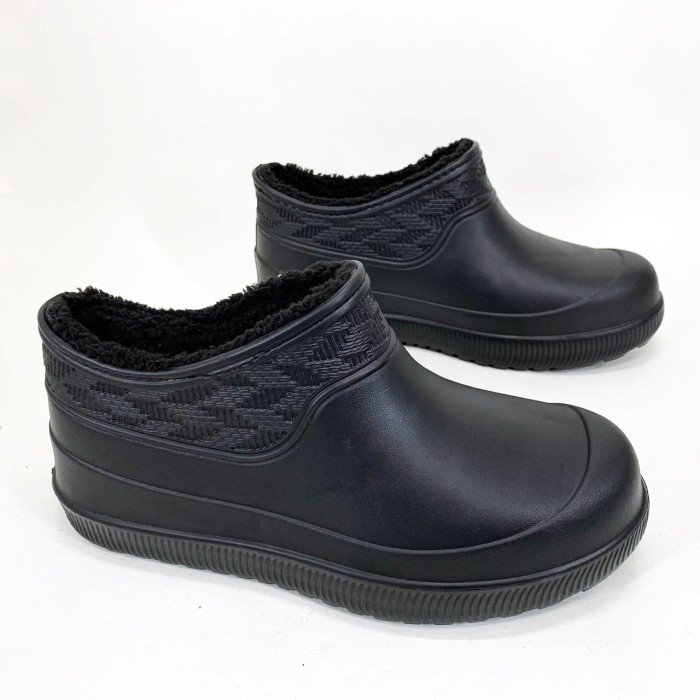 Жіночі зимові стьобані черевики, Жіночі дутики з хутром дутики на танкетці KE-69