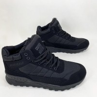 Оригінальні зимові кросівки на хутрі, Кросівки зимові на кожен день чоловічі демісезонні YU-89