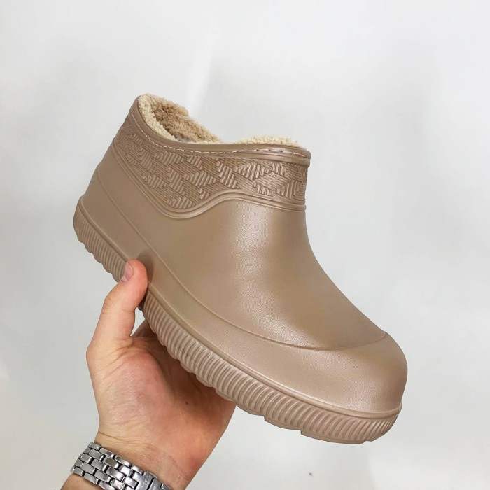 Жіночі дутики водонепроникні, Жіночі бурки на липучках, Калоші жіночі Бабуші домашні BP-84