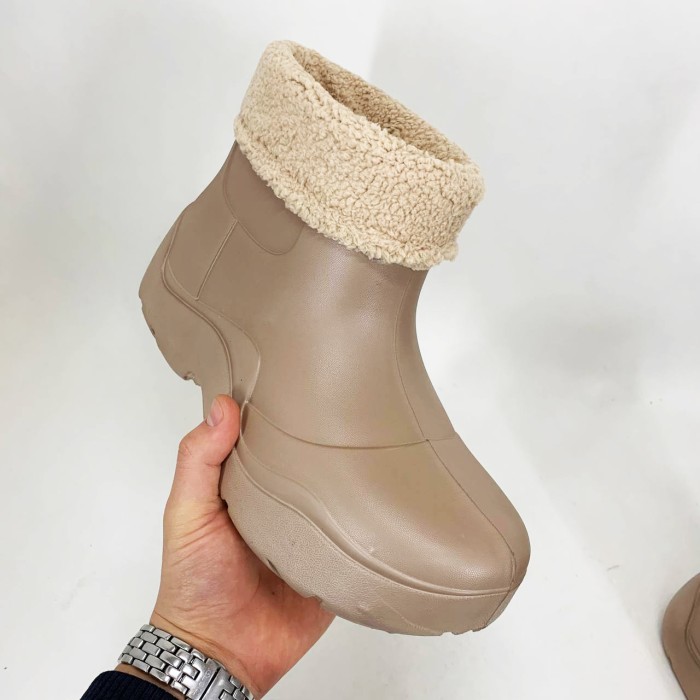 Жіночі дутики з хутром 37р, Бабушці бурки жіночі, Жіночі пінкові калоші суконні бабуші SN-48