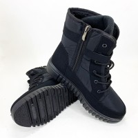 Жіночі теплі демісезонні чоботи 42р, Черевики осінні жіночі утеплені челсі YH-24