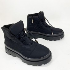 Хороші зимові черевики жіночі 37р 23.5см, Жіночі зимові красиві черевики з нейлону ZS-98