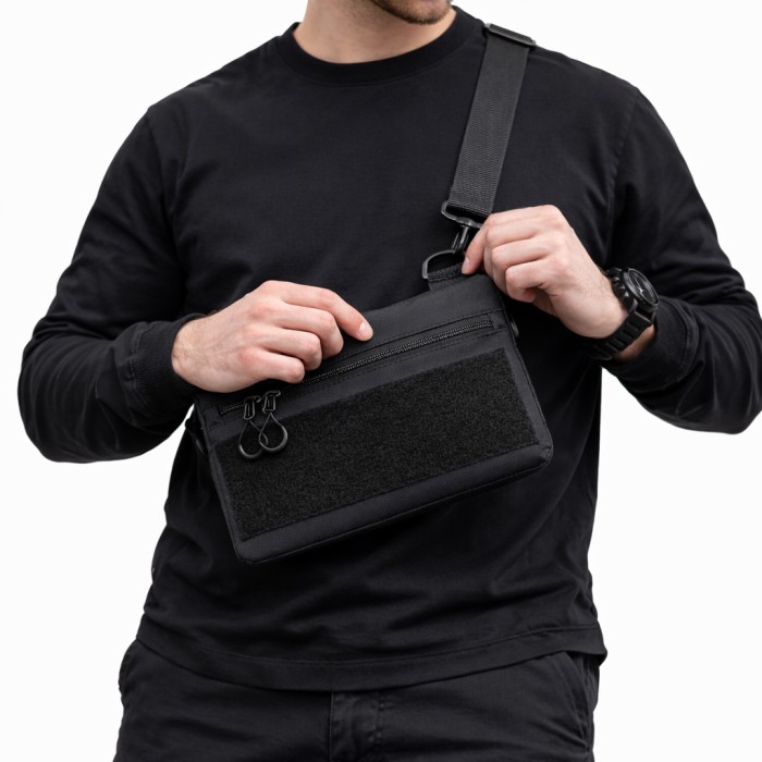 Чоловіча тактична сумка для перенесення, Сумка через плече чоловіча плетена, Чоловічі сумки через плече AB-52