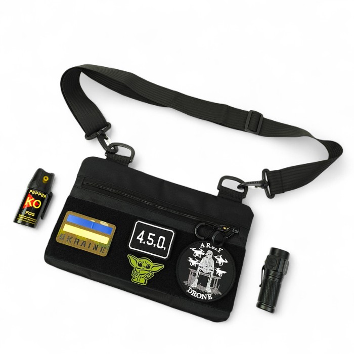 Нагрудна сумка бананка містка, Чоловіча сумка кабура тактична плечова Чоловіча рюкзак слінг LZ-66