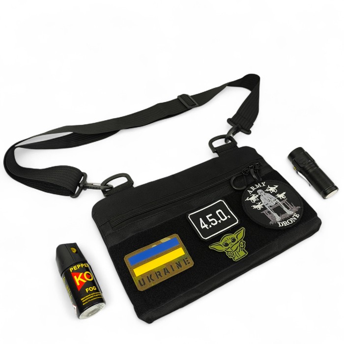 Нагрудна сумка бананка містка, Чоловіча сумка кабура тактична плечова Чоловіча рюкзак слінг LZ-66