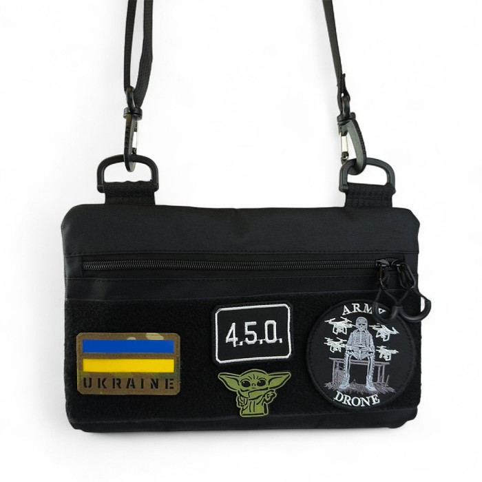 Нагрудна сумка бананка містка, Чоловіча сумка кабура тактична плечова Чоловіча рюкзак слінг LZ-66