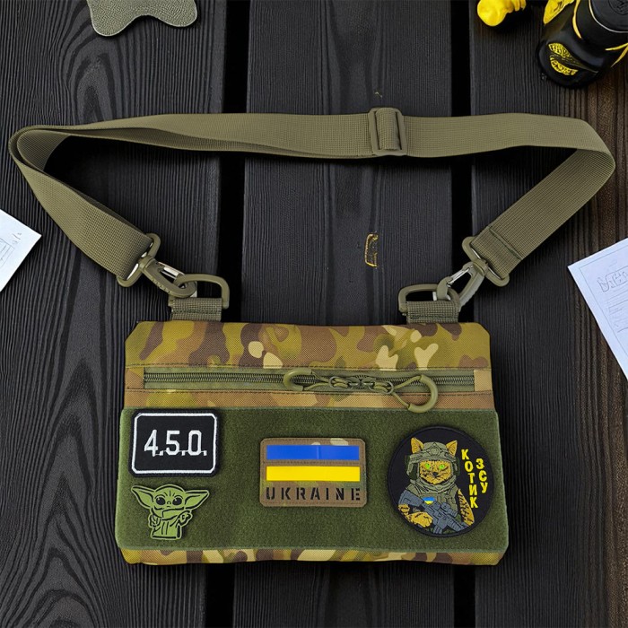 Армійська військова сумка на ногу, Сумка через плече військового забарвлення Чоловіча армійська SY-20